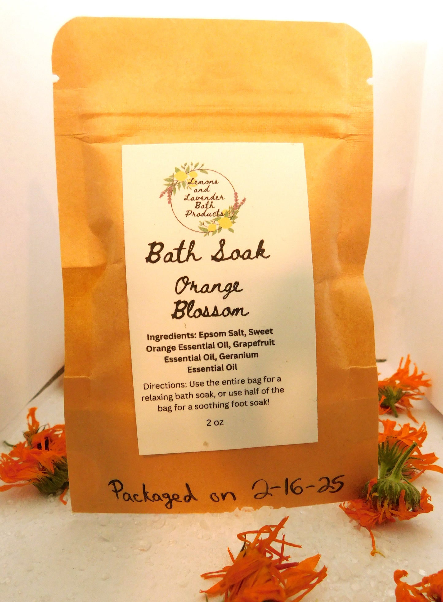 Orange Blossom Bath Soak/Foot Soak